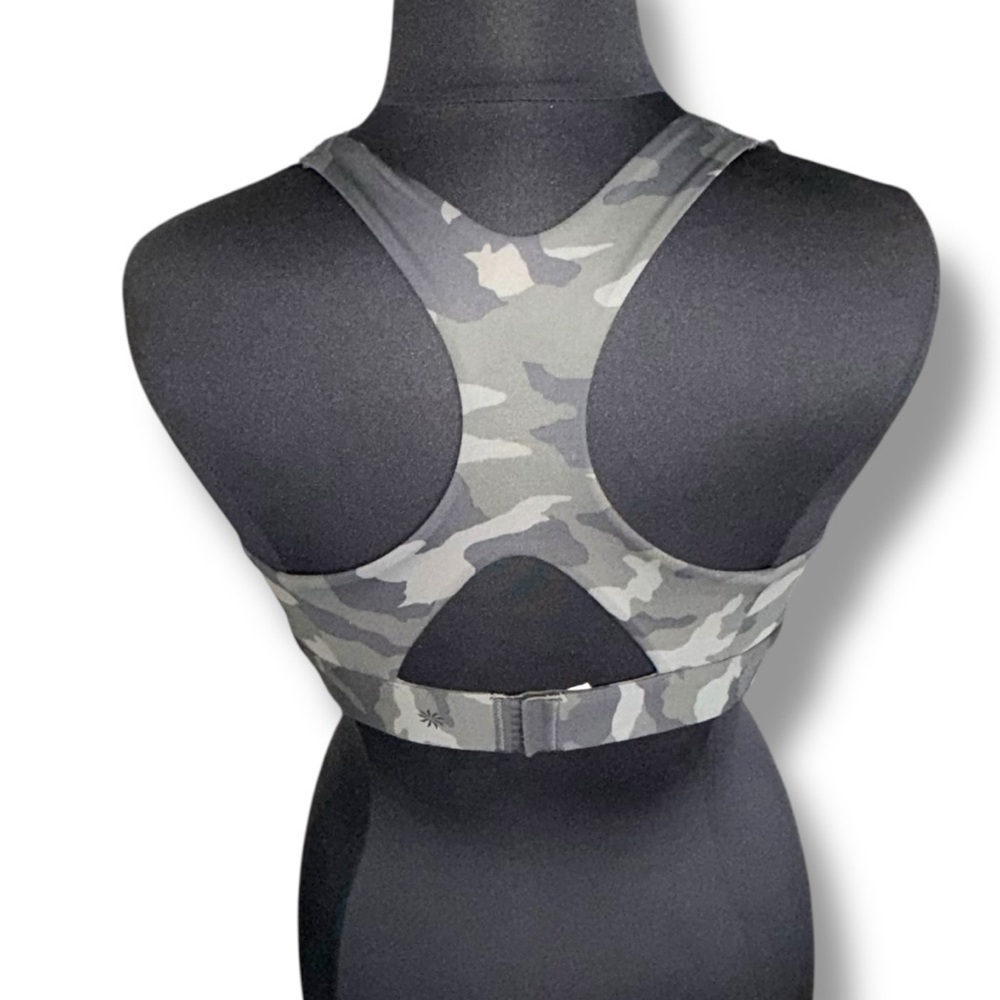 ATHLETA Ultimate Printed Bra D & DD+ | Plus 1X | Olive Camo - Picture 3 of 10